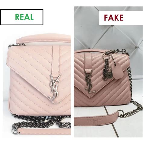 how to spot fake ysl college medium bag|check by ch ysl.